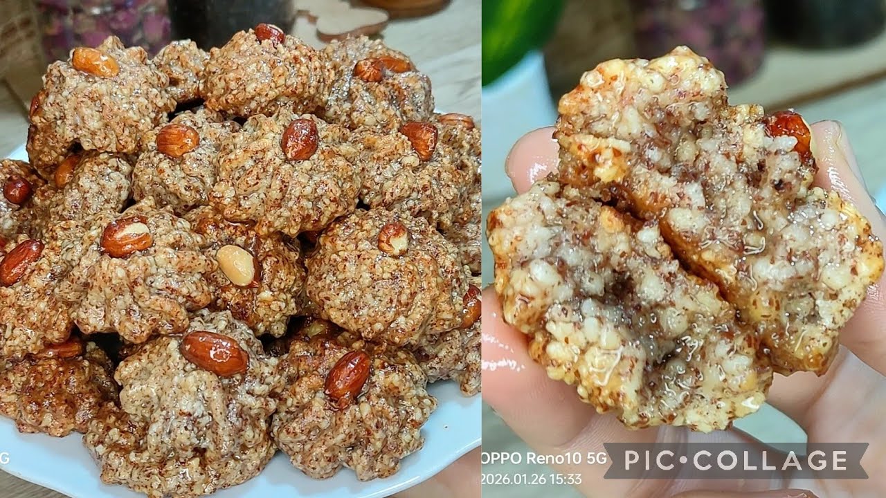 اسهل والذ معسلة لسهراتكم .توجد في ربع ساعة فو ماكارو بالكاوكاو 😍وصفات رمضان 2026