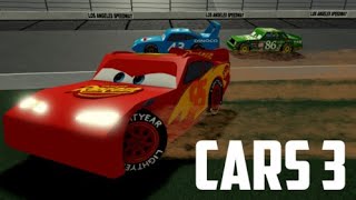 Me playing Roblox's Cars 3: Lightning Mcqueen Racing League screenshot 3