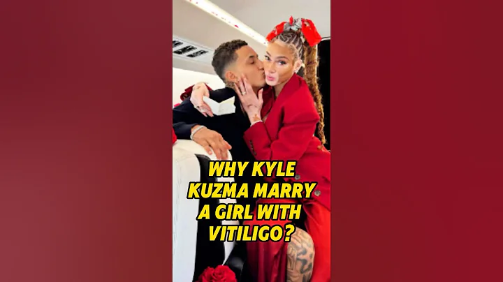 Why Kyle Kuzma marry a girl with vitiligo #celebrity#kylekuzma #winnieharlow #nba #shorts