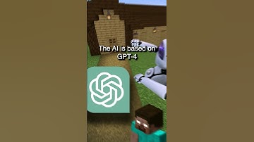 AI 🤖 in Minecraft: Voyager!      #ai #minecraft #facts #funny #news