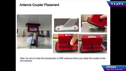 IFR6000 - Viavi Solutions (Aeroflex) - Exécution d