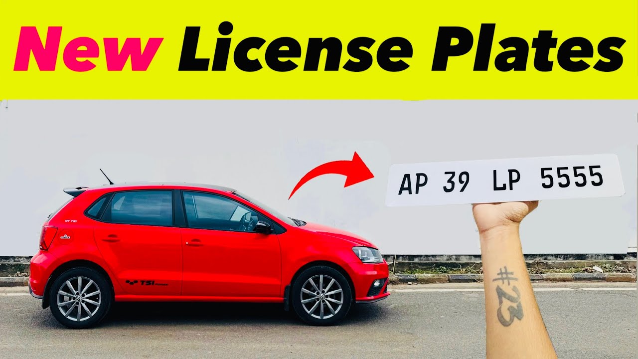 Alignment , New Number Plates for My Volkswagen GT TSI in Telugu by #23