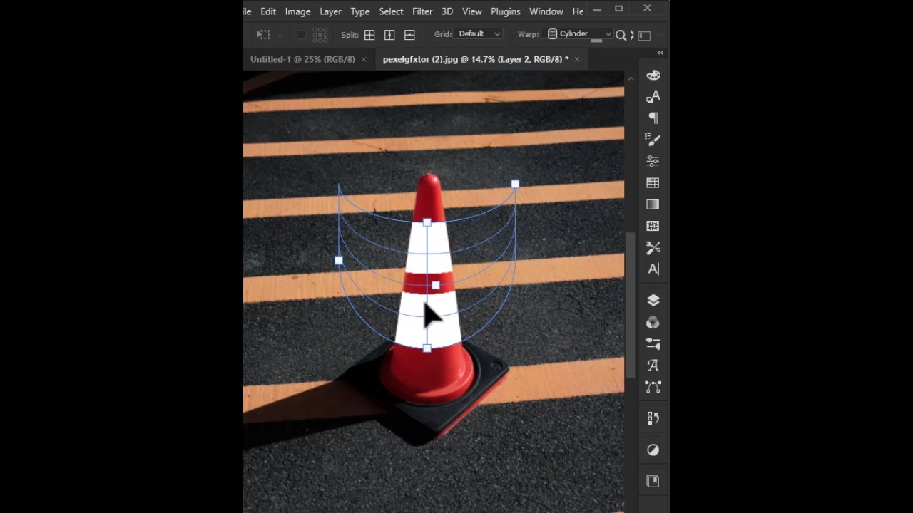 Warp Cylinder | Photoshop Tutorial 
