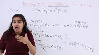 Class 12th – Homogeneous Functions in Detail | Differential Equations | Tutorials Point