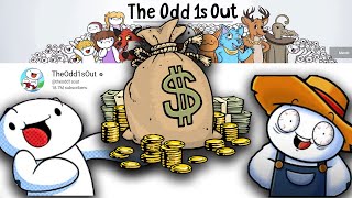 How much is TheOdd1sOut channel's income from YouTube | youtube income