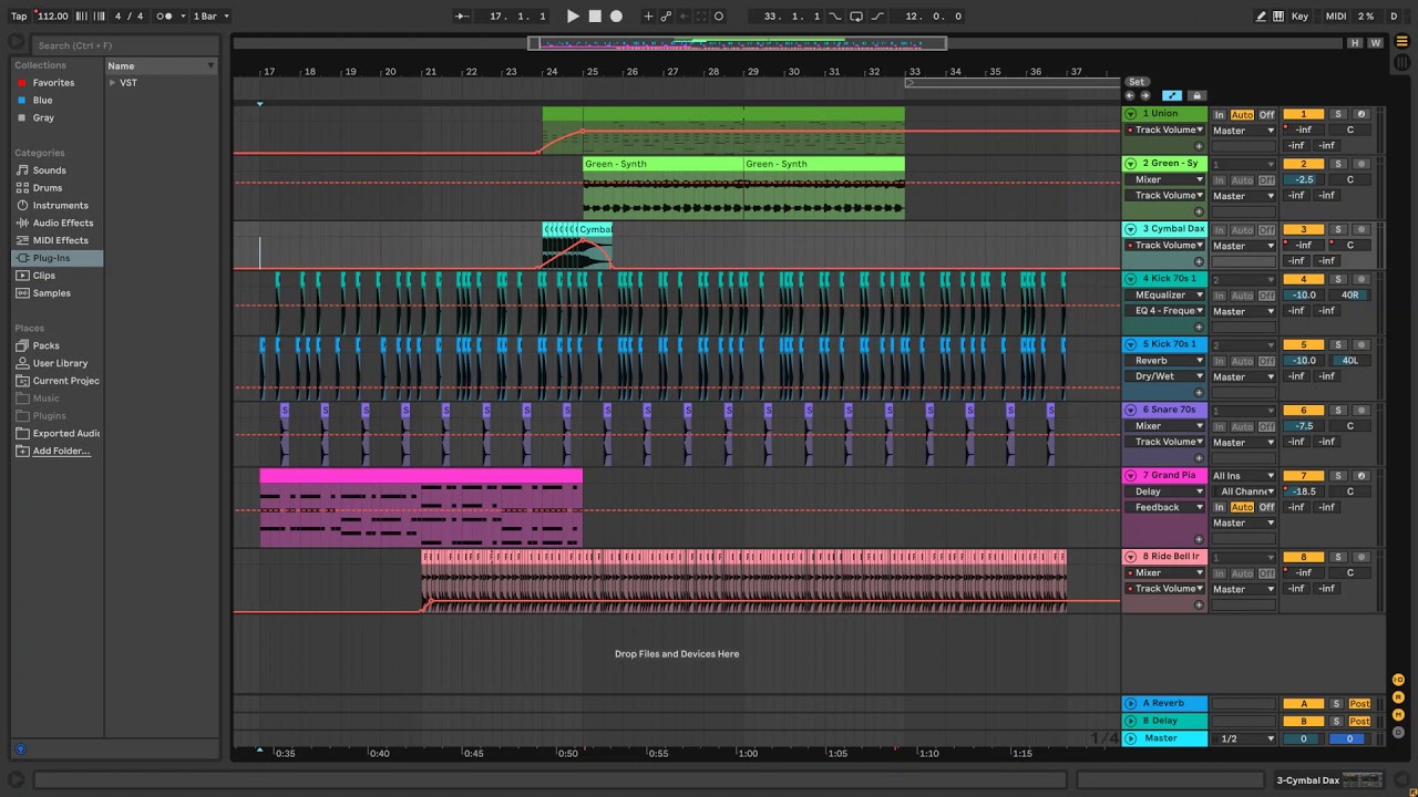 Instrumental Beat - Ableton Live 10 - YouTube