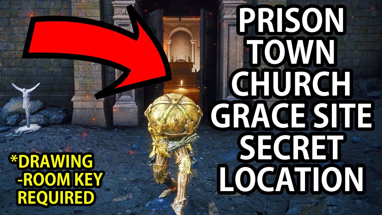 ELDEN RING PRISON TOWN CHURCH GRACE SITE SECRET LOCATION VOLCANO