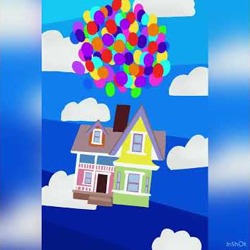 Drawing Carl’s house from up 😆