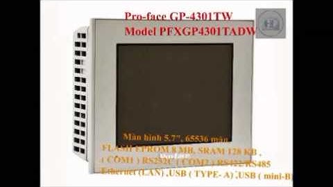 LT3300-L1-D24-K, LT3301-L1-D24-K, LT3201-A1-D24-K, LT3300-S1-D24-K Màn hình Proface