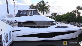 2022 Aquila 70 Luxury Power Catamaran  Walkaround Tour  2021 Fort Lauderdale Boat Show