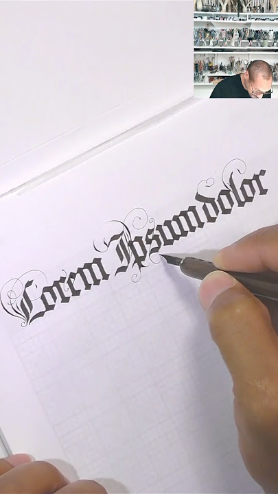 Download lagu Gothic Textualis Quadrata Flourishing 05