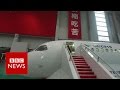 A tour of China's first big passenger jet - the C919 - BBC News