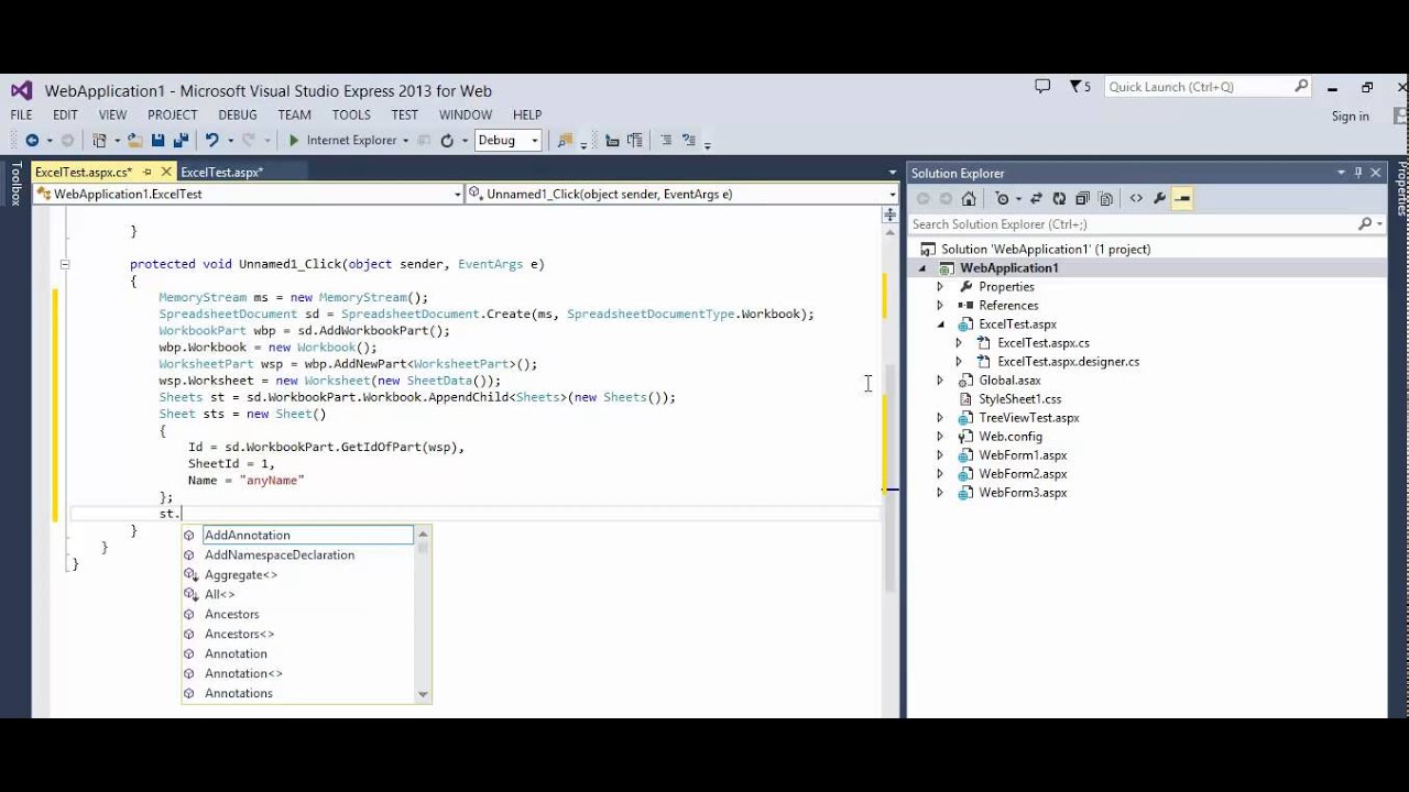 asp-net-create-excel-file-on-fly-youtube