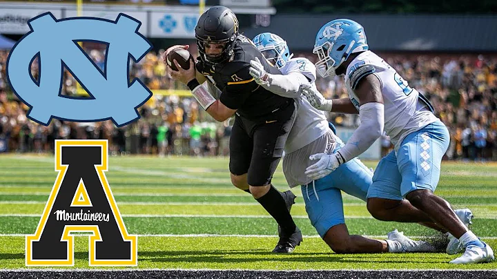 North Carolina Tar Heels vs. Appalachian State Mountaineers | Full Game Highlights