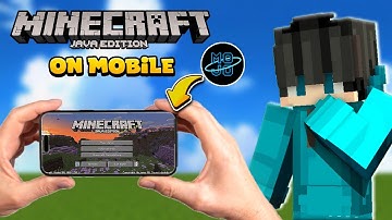 Minecraft Java Edition… But Play on Mobile!😱🔥 #minecraft #java 