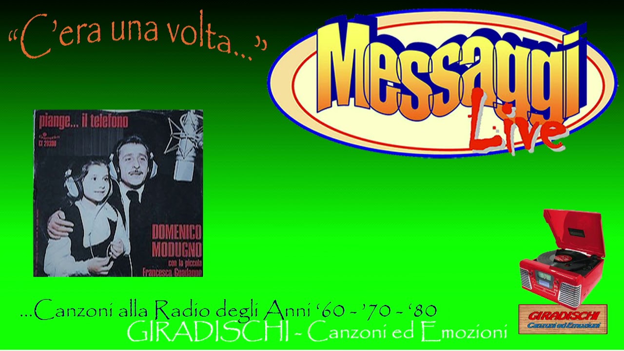 domenico modugno piange il telefono