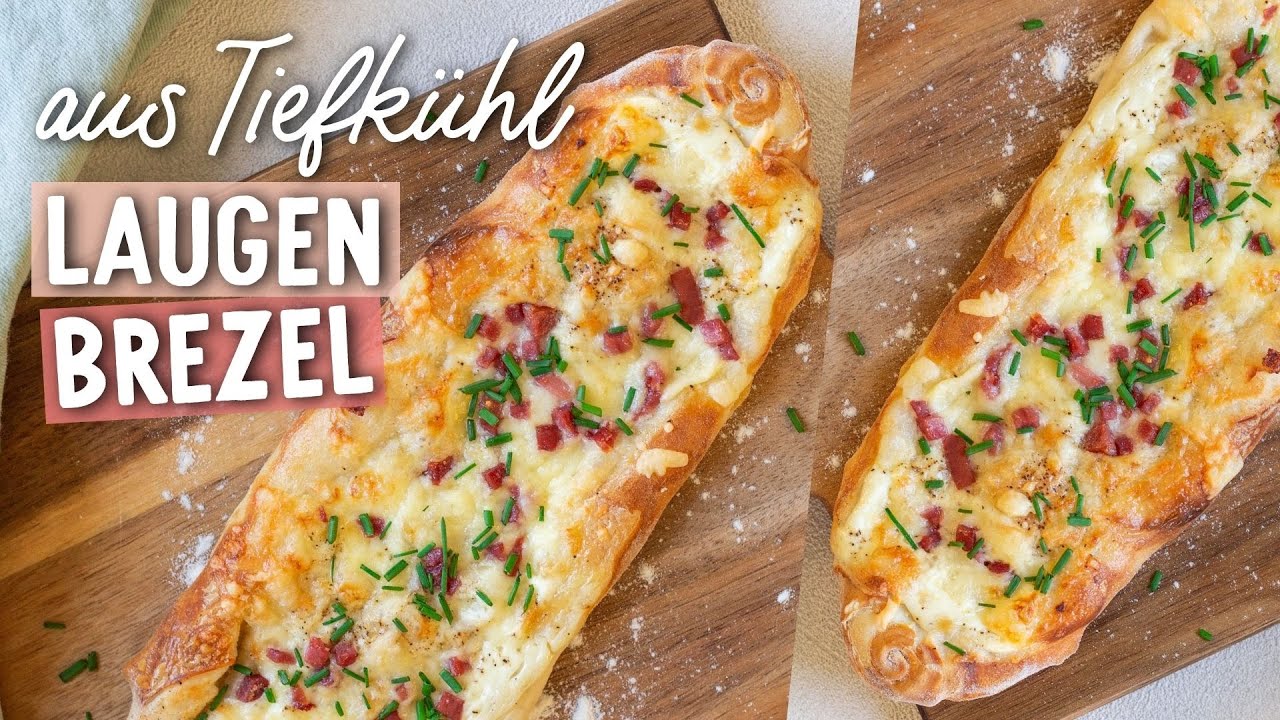 GENIALES Rezept aus Laugengebäck: 4 Zutaten RAHMFLADEN (einfach ...