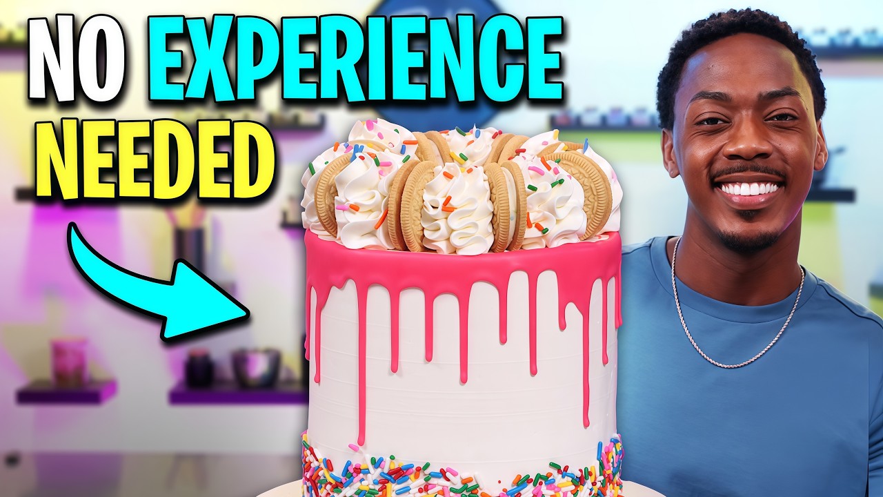 Как приготовить профессионально выглядящий торт дома (простой способ)