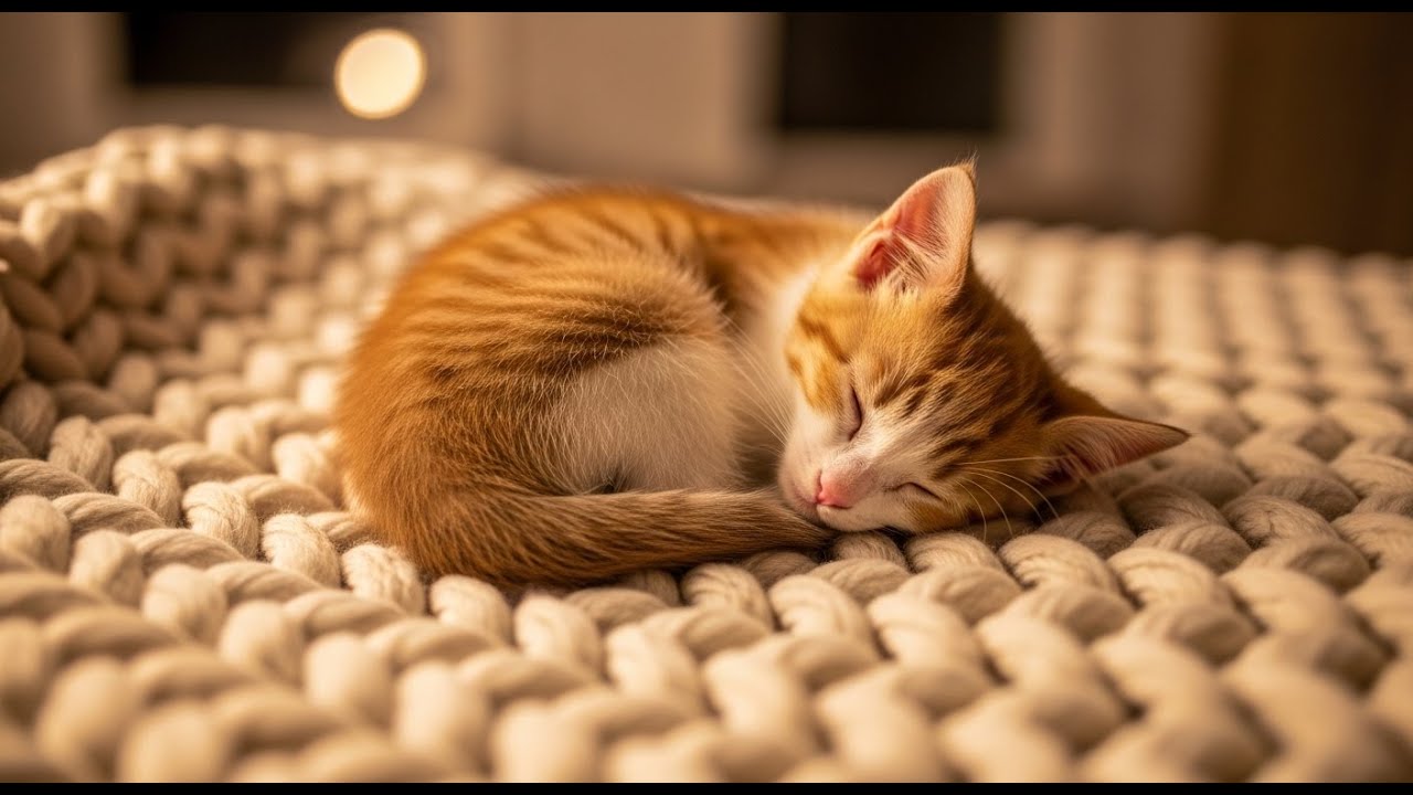 Peaceful Music for Anxious Kittens 🐾 Deep Relaxation and Better Sleep | Long Play Edition