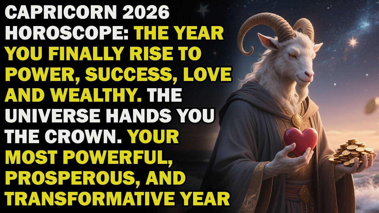 Capricorn 2026 Horoscope: The Year You Finally Rise to Power, Success, Love & Destiny