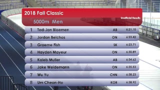 Fall Classic - MNS 5000m Qt 10-18 (Pr 18-35)