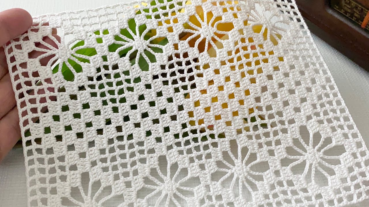 ⭐️NEW: How to Make an Incredibly Beautiful Tile and Single Crochet Blouse, RunnerPattern Tablecloth