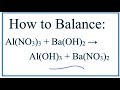 Balancing Chemical Equations Concepts