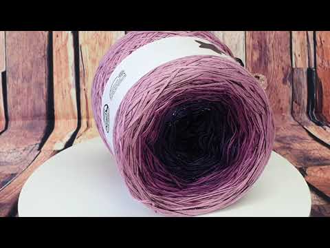 Video: Příze Čarovné klbko, (3n), 1000m, Limited Edition No.40 glitter schwarz