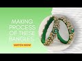 Making process of these kada bangles💚