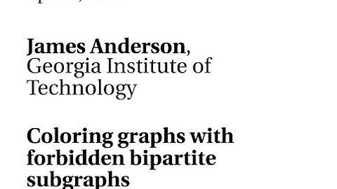 04/06/21 - James Anderson - Coloring graphs with forbidden bipartite subgraphs