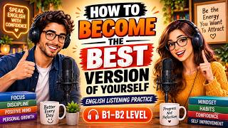 How to Become the Best Version of Yourself | English Listening Practice (B1–B2) Update