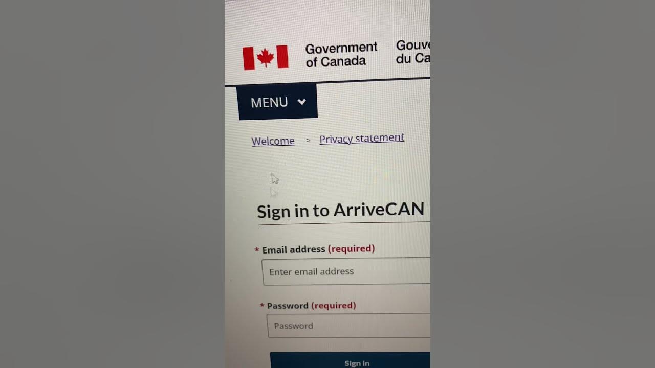How do I create an ArriveCAN account? YouTube