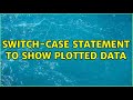 Switch-case statement to show plotted data