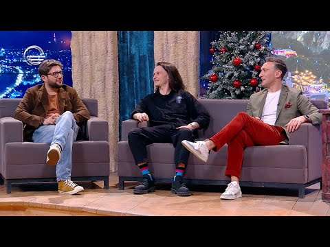 ნოე სულაბერიძე, ირაკლი მაქაცარია და ევგენი კარიაკინი ღამის შოუში