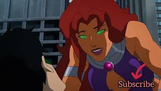 Starfire kisses Robin ♥️ screenshot 4