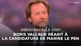 2027: Boris Vallaud reacts to Marine Le Pen's candidacy｜TF1 INFO