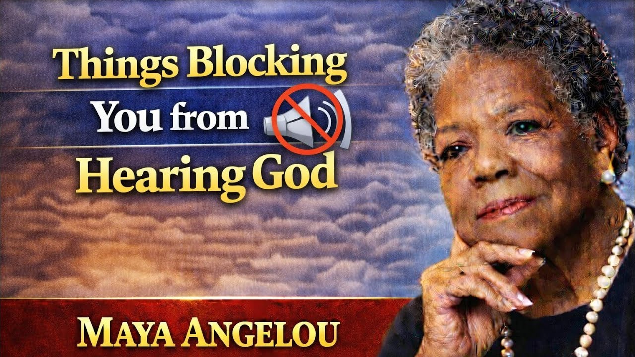Things Blocking You from Hearing God | Maya Angelou | Motivational Speech