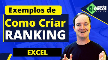 COMO CRIAR RANKING NO EXCEL | EXEMPLOS PRÁTICOS