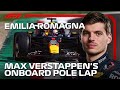 Max verstappens recordequalling pole lap  2024 emilia romagna grand prix  pirelli