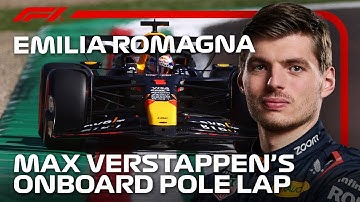 Max Verstappen’s Record-Equalling Pole Lap | 2024 Emilia Romagna Grand Prix | Pirelli