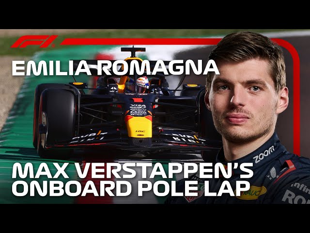 Max Verstappen’s Record-Equalling Pole Lap | 2024 Emilia Romagna Grand Prix | Pirelli class=