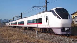 E657系K16編成　5M　特急ひたち5号　いわき 行　友部～内原　通過　2018.01.06