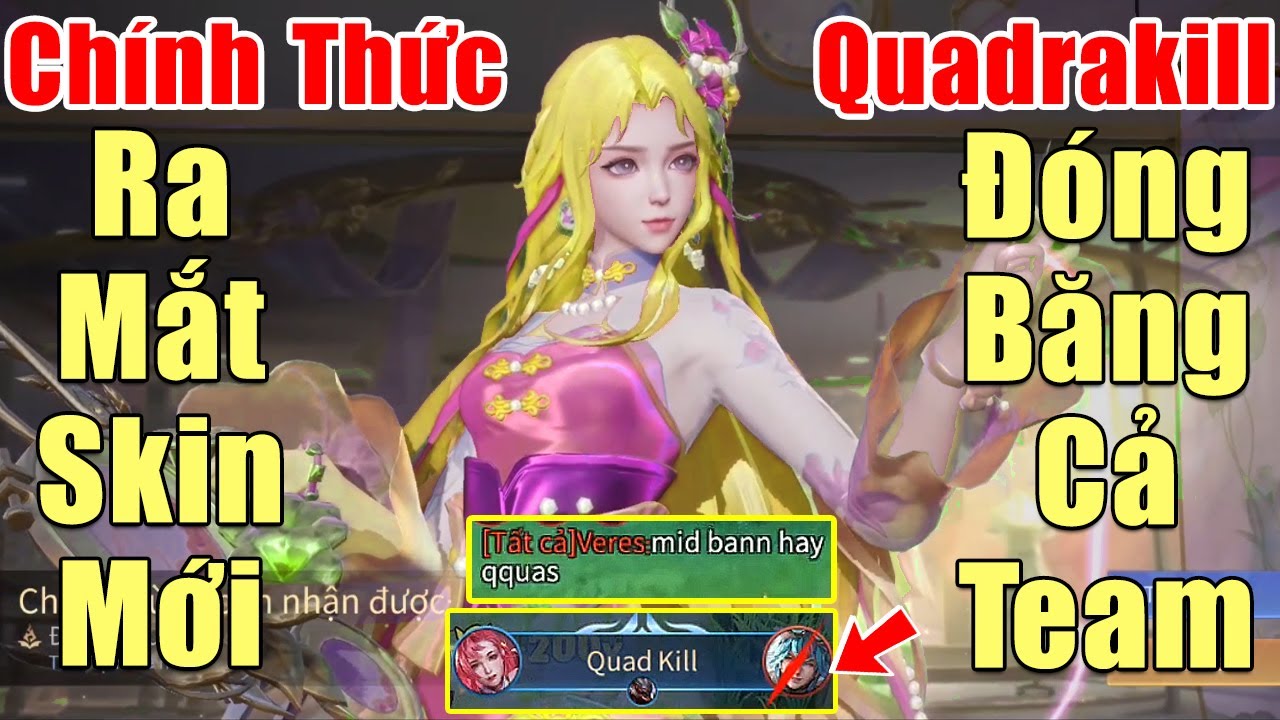 [Gcaothu] Chính thức Điêu Thuyền Thất Tịch Tiên Tử ra mắt – Đóng băng cả team Quadra Kill đẳng cấp