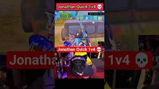 Jonathan Quick 1v4 💀❤️ @JONATHANGAMINGYT @kraftonindiaesports #bgmi #viral #jonathan #shorts