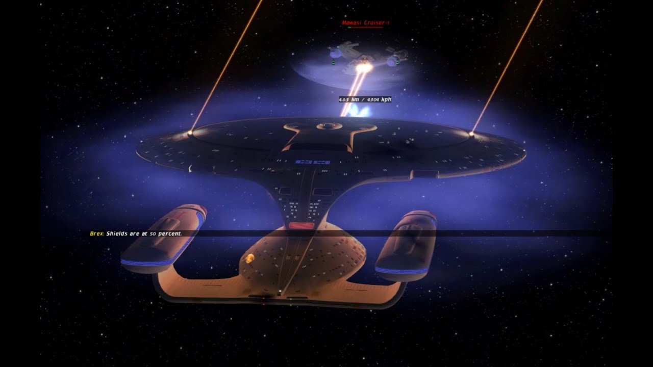 USS Venture In 4 Battles Galaxy Class War Refit
