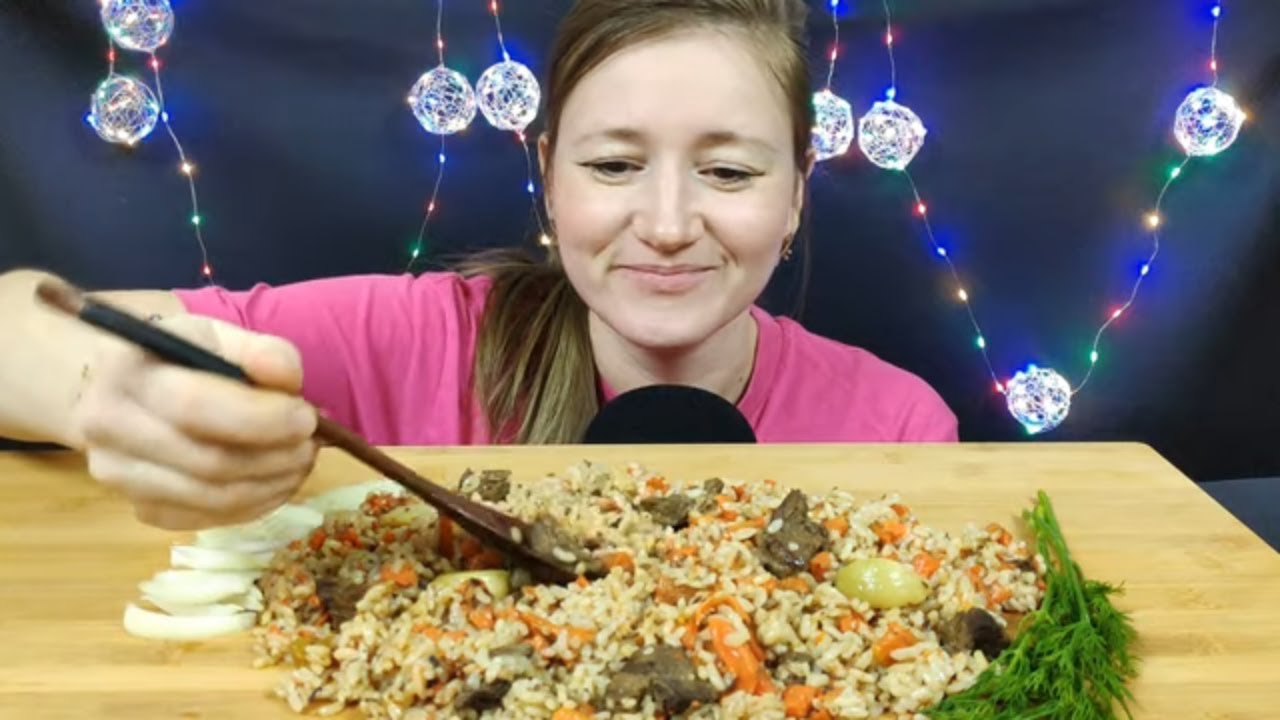 АСМР ДОМАШНИЙ ПЛОВ ASMR HOMEMADE PILAF PILAF ПЛОВ YouTube