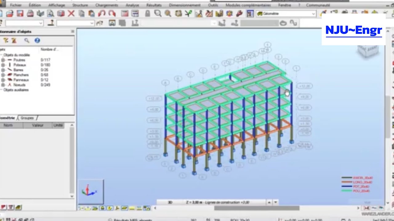 Dwarfed Column 2nd lesson: modeling of columns (Dwarf columns) - YouTube