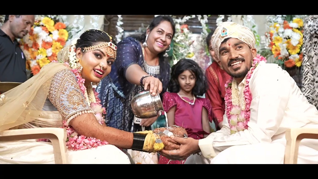 RR NAGAR Nimishamba temple | Marriage Video | Manjunath weds Pavana shree