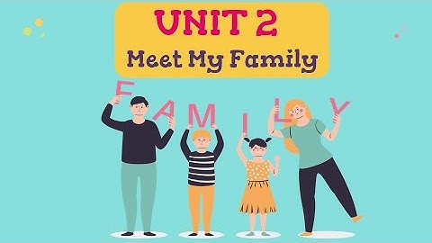 starter 1 l Unit 2 : Meet my family l kids vocabulary l @HTchannelEnglishforyou