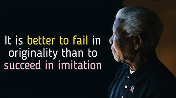 It is better to fail in originality than to succeed in imitation || Never Giveup 2.O